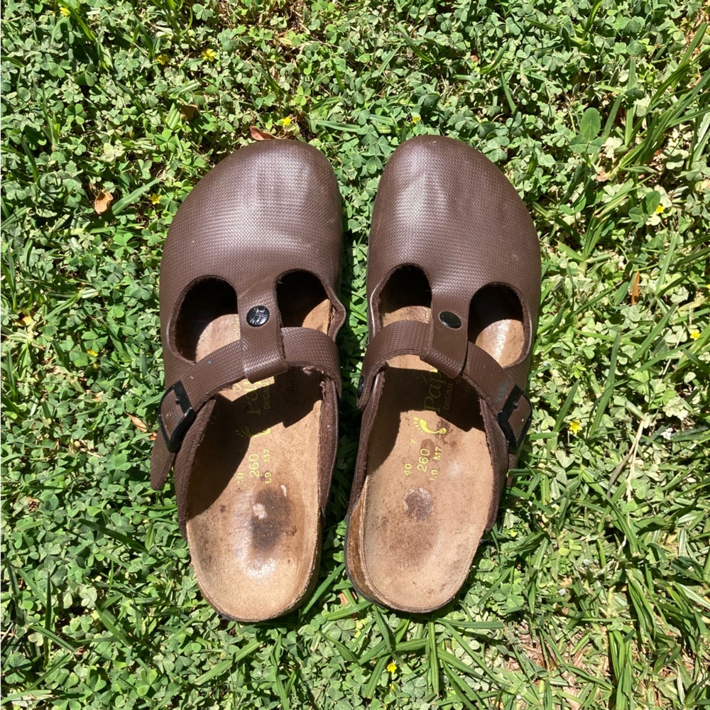 Birkenstock Brown Mules & Clogs